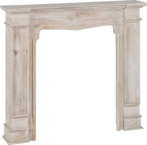 Bigbuy Home Front kominka Drewno świerkowe Drewno MDF 108 x 21,5 x 101 cm 1