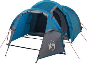 Namiot turystyczny vidaXL vidaXL Namiot turystyczny, tunelowy, 2-os., niebieski, wodoszczelny 4