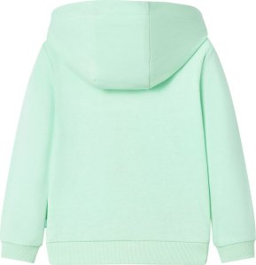 vidaXL Bluza dziecięca z kapturem i zapięciem na zamek, jasna zieleń, 128 2
