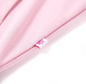 vidaXL Bluza dziecięca z kapturem i zapięciem na zamek, różowa, 92 6