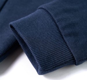 vidaXL Bluza dziecięca z kapturem, granatowy melanż i pomarańcz, 92 5