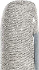 Beliani Fotel tapicerowany jasnoszary ALLA 6