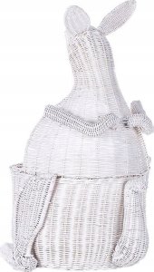 Beliani Kosz pleciony kangur rattanowy biały KAPITI 4