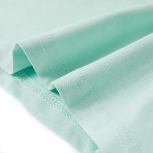 vidaXL Koszulka dziecięca z hulajnogą, jasna mięta, 128 6