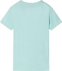 vidaXL Koszulka dziecięca z hulajnogą, jasna mięta, 140 2