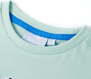 vidaXL Koszulka dziecięca z hulajnogą, jasna mięta, 140 3