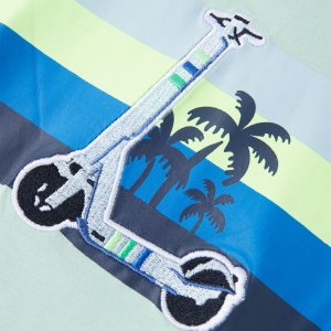 vidaXL Koszulka dziecięca z hulajnogą, jasna mięta, 140 4