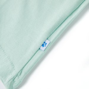 vidaXL Koszulka dziecięca z hulajnogą, jasna mięta, 140 5