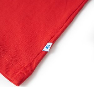 vidaXL Koszulka dziecięca z krótkimi rękawami, czerwona, 104 5