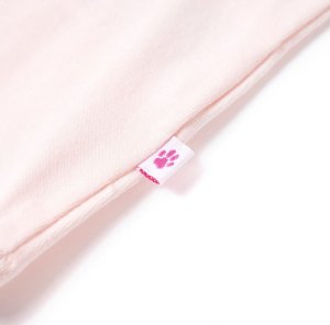 vidaXL Koszulka dziecięca z krótkimi rękawami, delikatny róż, 92 4