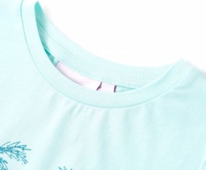 vidaXL Koszulka dziecięca z krótkimi rękawami, jasny błękit, 128 3