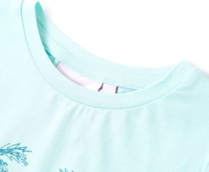 vidaXL Koszulka dziecięca z krótkimi rękawami, jasny błękit, 140 3