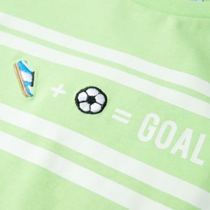 vidaXL Koszulka dziecięca z krótkimi rękawami, neonowy zielony, 128 4