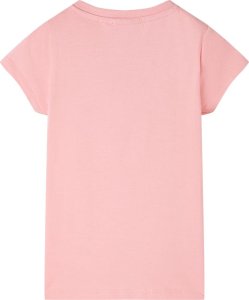 vidaXL Koszulka dziecięca z krótkimi rękawami, różowa, 128 2