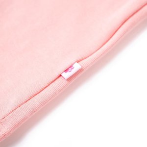 vidaXL Koszulka dziecięca z krótkimi rękawami, różowa, 128 5