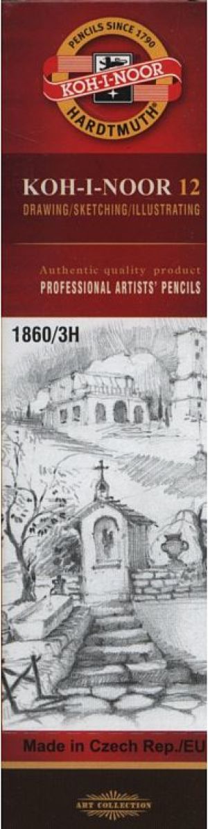 Koh I Noor Ołówek grafitowy 1860/3H 1