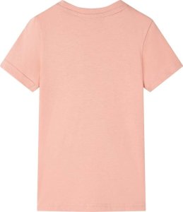 vidaXL Koszulka dziecięca z lwem, jasny pomarańcz, 116 2