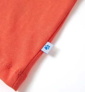 vidaXL Koszulka dziecięca z nadrukiem myśliwca, jasnoczerwona, 140 5