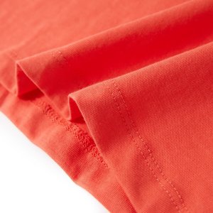 vidaXL Koszulka dziecięca z nadrukiem myśliwca, jasnoczerwona, 140 6