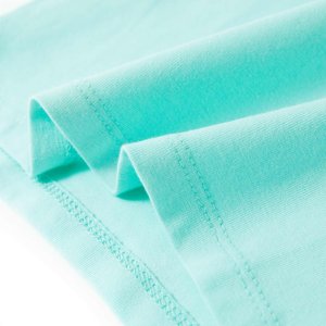 vidaXL Koszulka dziecięca z nadrukiem tęczy, jasnomiętowa, 128 5