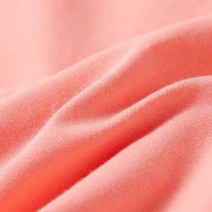 vidaXL Koszulka dziecięca z nadrukiem tęczy, koralowa, 140 7