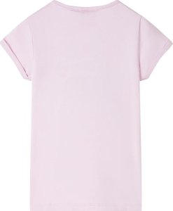 vidaXL Koszulka dziecięca z nadrukiem żółwia, liliowa, 128 2
