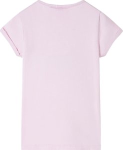 vidaXL Koszulka dziecięca z nadrukiem żółwia, liliowa, 116 2