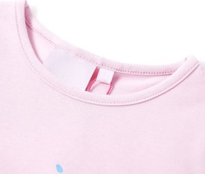 vidaXL Koszulka dziecięca z nadrukiem żółwia, liliowa, 92 3