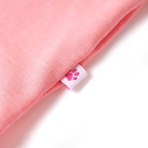 vidaXL Koszulka dziecięca z żółwiem, jaskraworóżowa, 92 5