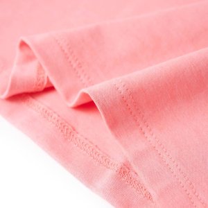 vidaXL Koszulka dziecięca z żółwiem, jaskraworóżowa, 92 6