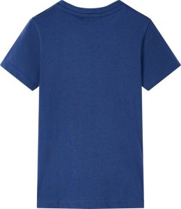 vidaXL Koszulka dziecięca, ciemnoniebieska, 116 2