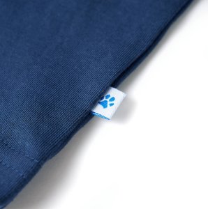 vidaXL Koszulka dziecięca, ciemnoniebieska, 116 5