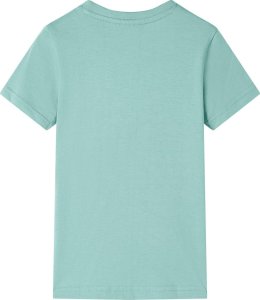 vidaXL Koszulka dziecięca, jasne khaki, 128 2