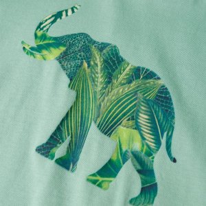 vidaXL Koszulka dziecięca, jasne khaki, 128 4