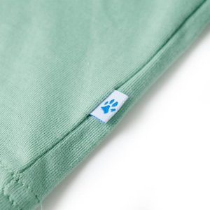 vidaXL Koszulka dziecięca, jasne khaki, 128 5