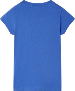 vidaXL Koszulka dziecięca, kobaltowy błękit, 104 2