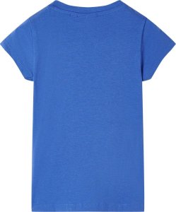 vidaXL Koszulka dziecięca, kobaltowy błękit, 116 2