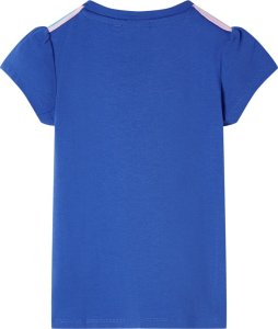vidaXL Koszulka dziecięca, kobaltowy błękit, 116 2