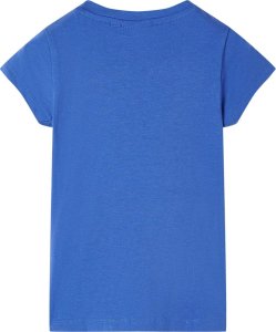 vidaXL Koszulka dziecięca, kobaltowy błękit, 140 2