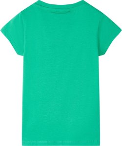 vidaXL Koszulka dziecięca, zielona, 140 2