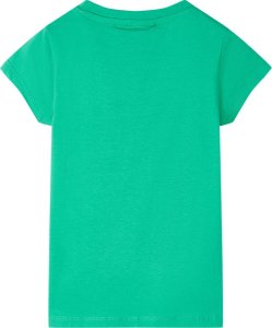 vidaXL Koszulka dziecięca, zielona, 116 2