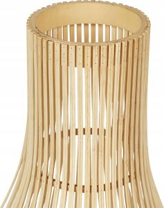 Beliani Lampion drewniany 58 cm jasny LEYTE 6