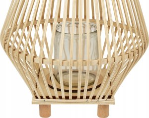 Beliani Lampion drewniany 58 cm jasny LEYTE 7