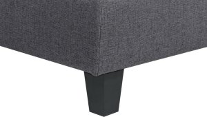 Beliani Moduł 1-osobowy ciemnoszary UNSTAD 4