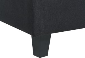 Beliani Moduł narożny czarny UNSTAD 6