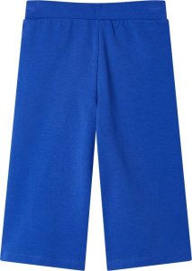 vidaXL Spodnie dziecięce z szerokimi nogawkami, kobaltowe, 128 2