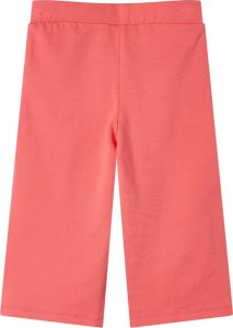 vidaXL Spodnie dziecięce z szerokimi nogawkami, koralowe, 116 2