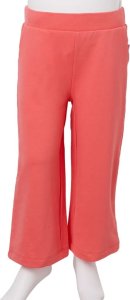 vidaXL Spodnie dziecięce z szerokimi nogawkami, koralowe, 116 8