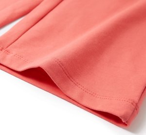 vidaXL Spodnie dziecięce z szerokimi nogawkami, koralowe, 128 6