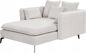 Beliani Szezlong jasnobeżowy CHARMES 3